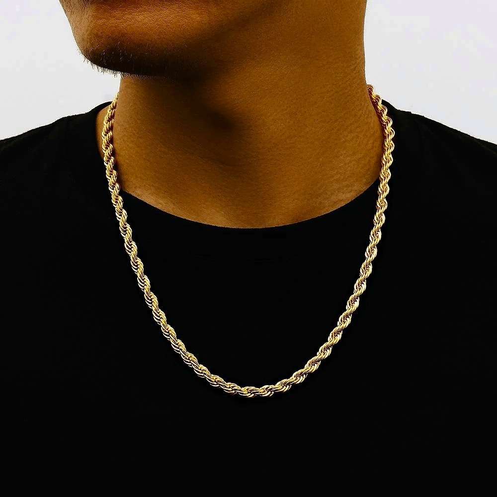 6mm Rope Chains Stainless Steel
